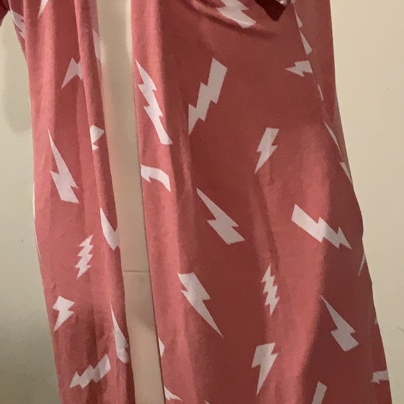 Lighting bolt print short sleeve cardigan - Picture 4 of 5